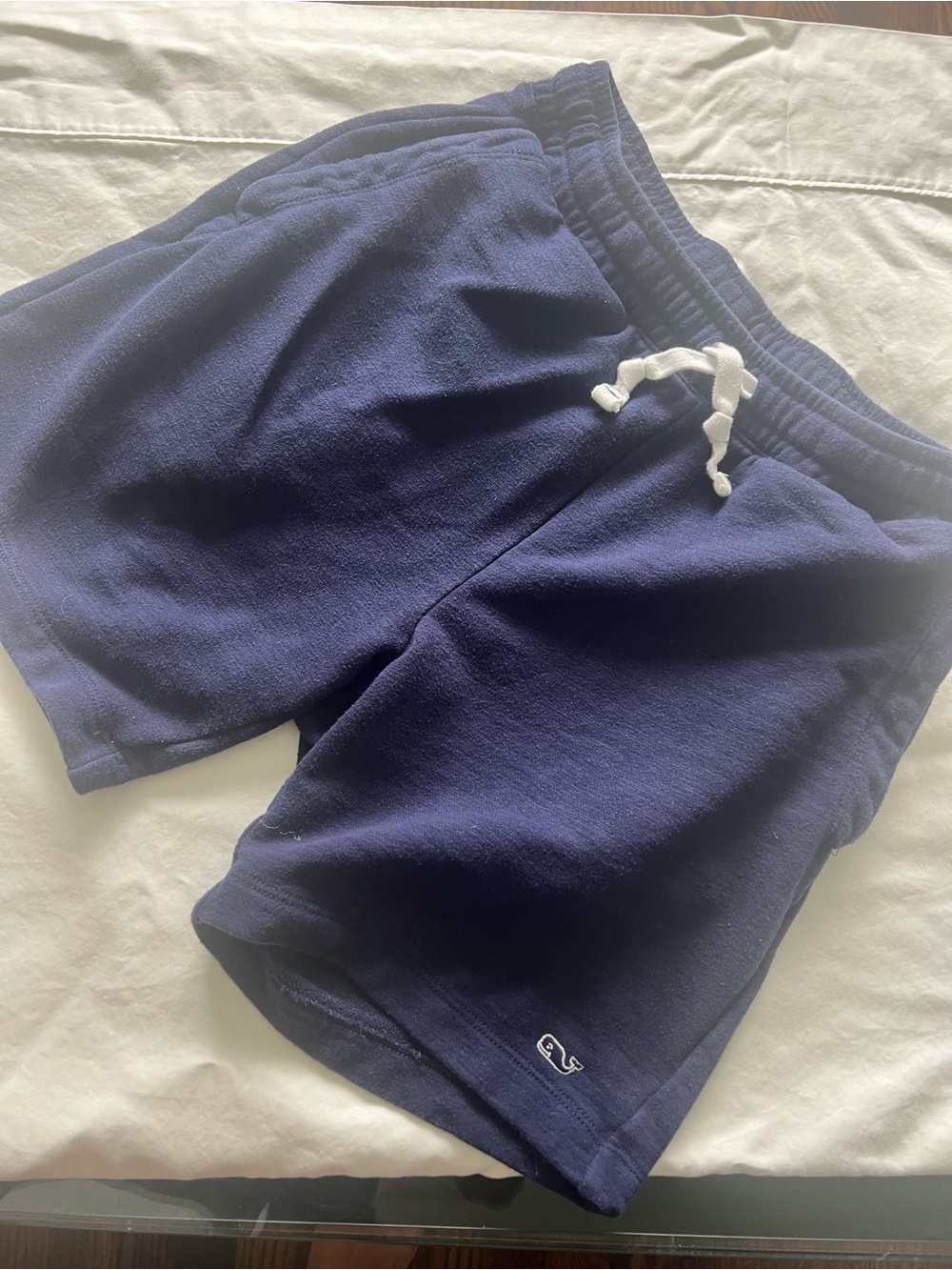 Vineyard Vines Navy Athletic Drawstring Shorts. Unisex